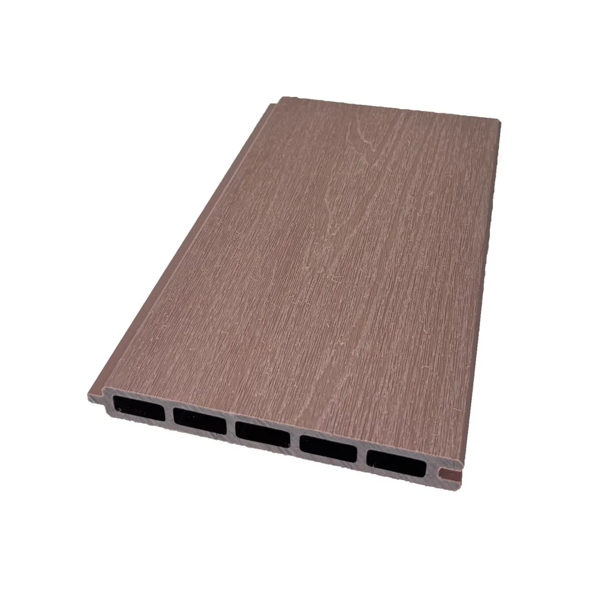 Co-extrusion 5 square holes WPC Fencing 166×19.8mm Co-extrusion 5 square holes WPC Fencing 166×19.8mm